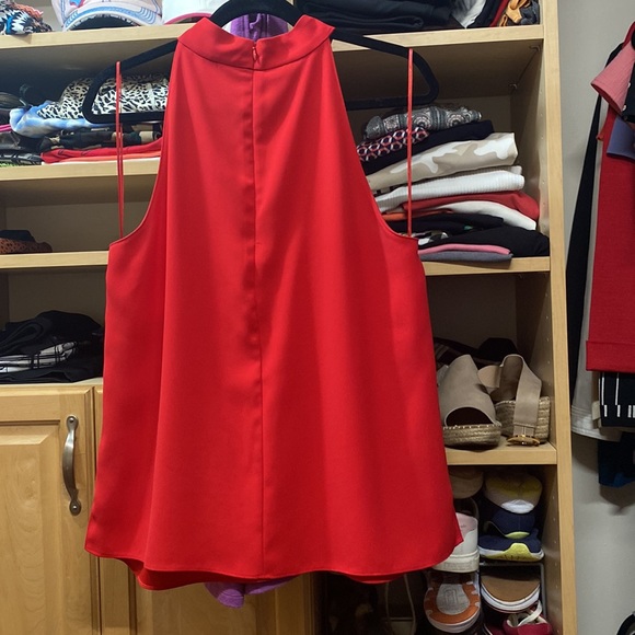 Alfani sleeveless red blouse - Picture 3 of 5